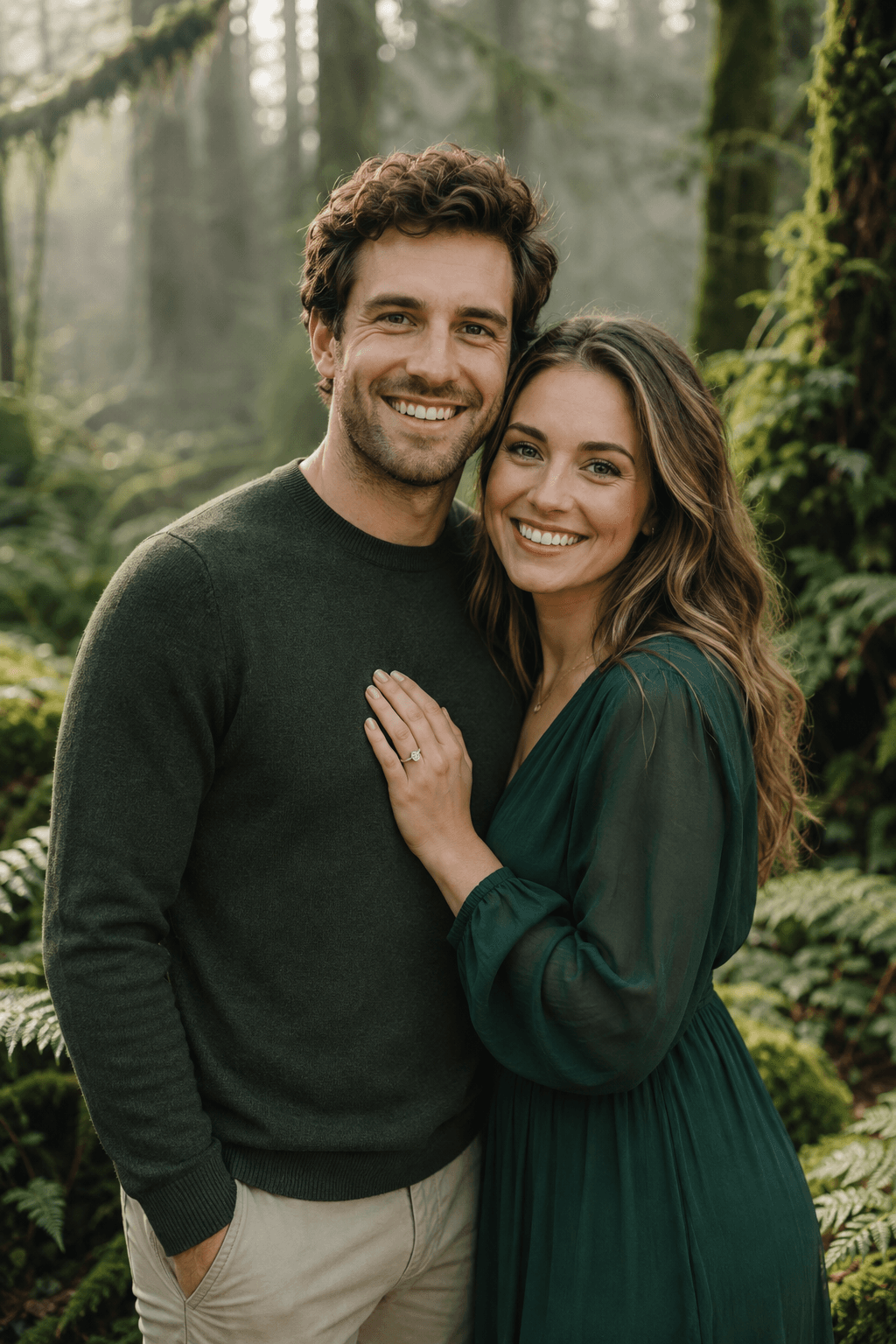 AI-generated Enchanted Forest engagement style preview